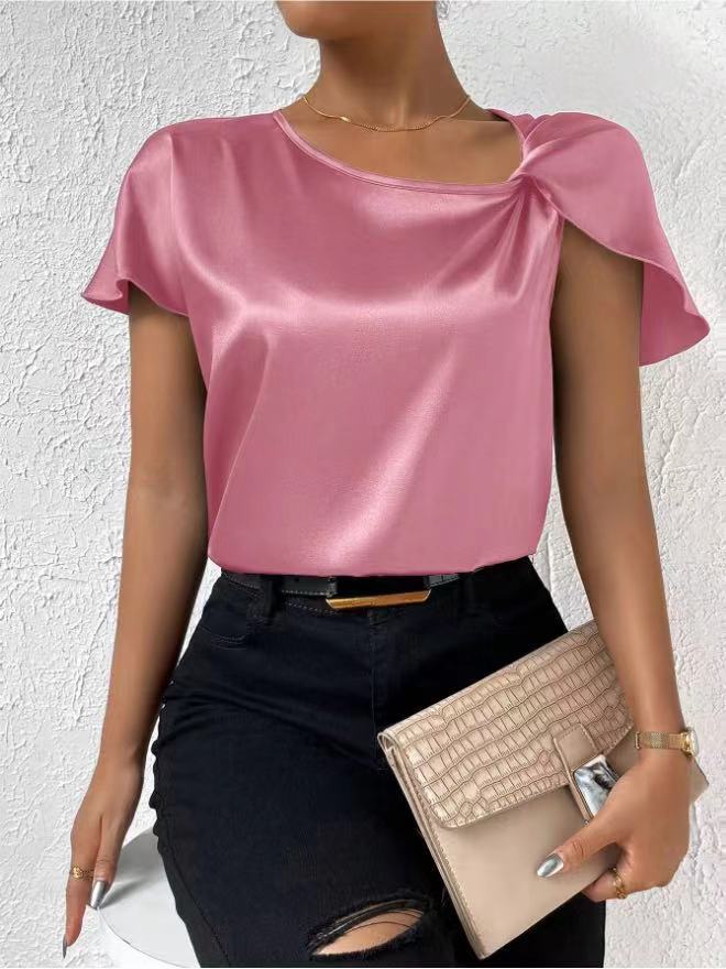 Minimalist Solid-Color Loose Top – Everyday Essential