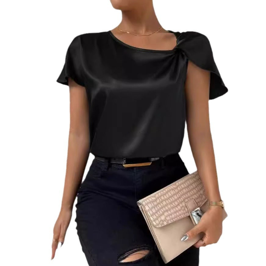 Minimalist Solid-Color Loose Top – Everyday Essential