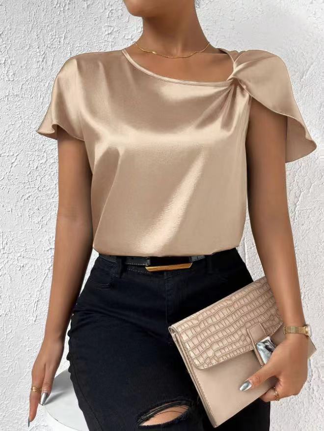 Minimalist Solid-Color Loose Top – Everyday Essential