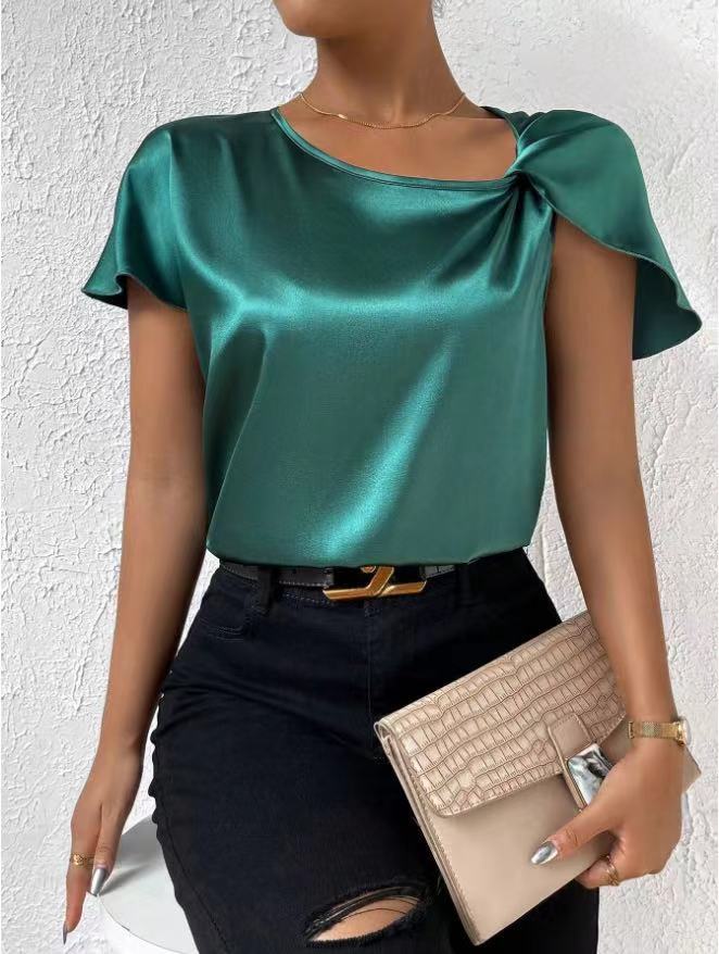 Minimalist Solid-Color Loose Top – Everyday Essential