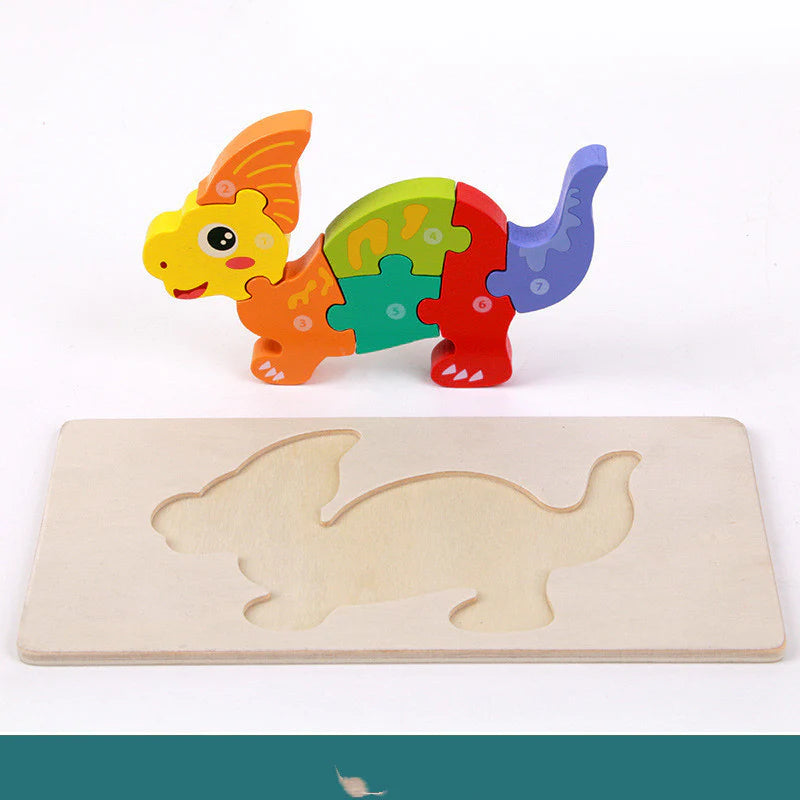 Children Educational Toys Wooden 3D Montessori
