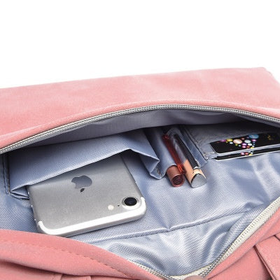 PU Leather Women Laptop Bag Notebook Carrying 13.3 14 15.6 Inch Men Handbags Shoulder Mouse Bag