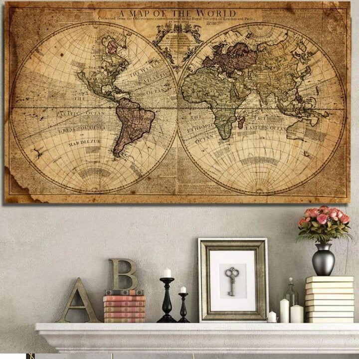 Earth Painting Living Room Poster Decoration
