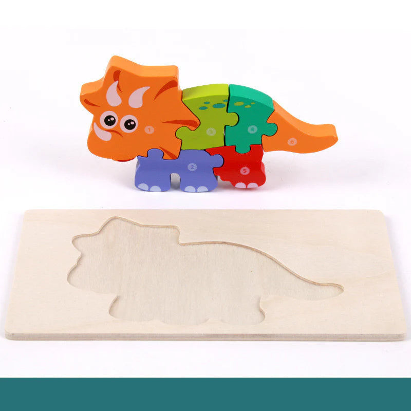 Children Educational Toys Wooden 3D Montessori