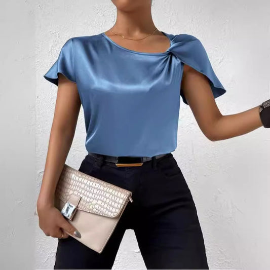 Minimalist Solid-Color Loose Top – Everyday Essential