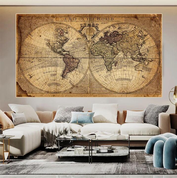 Earth Painting Living Room Poster Decoration
