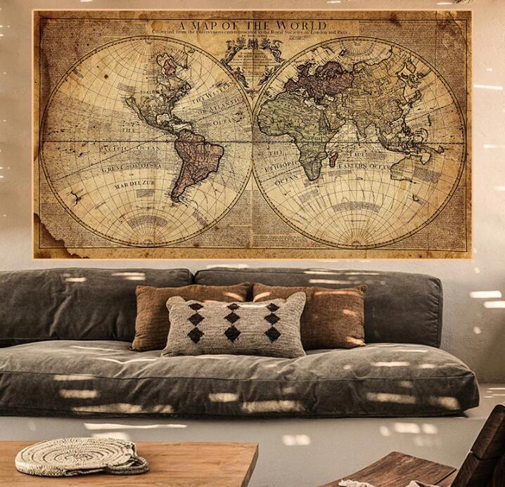 Earth Painting Living Room Poster Decoration