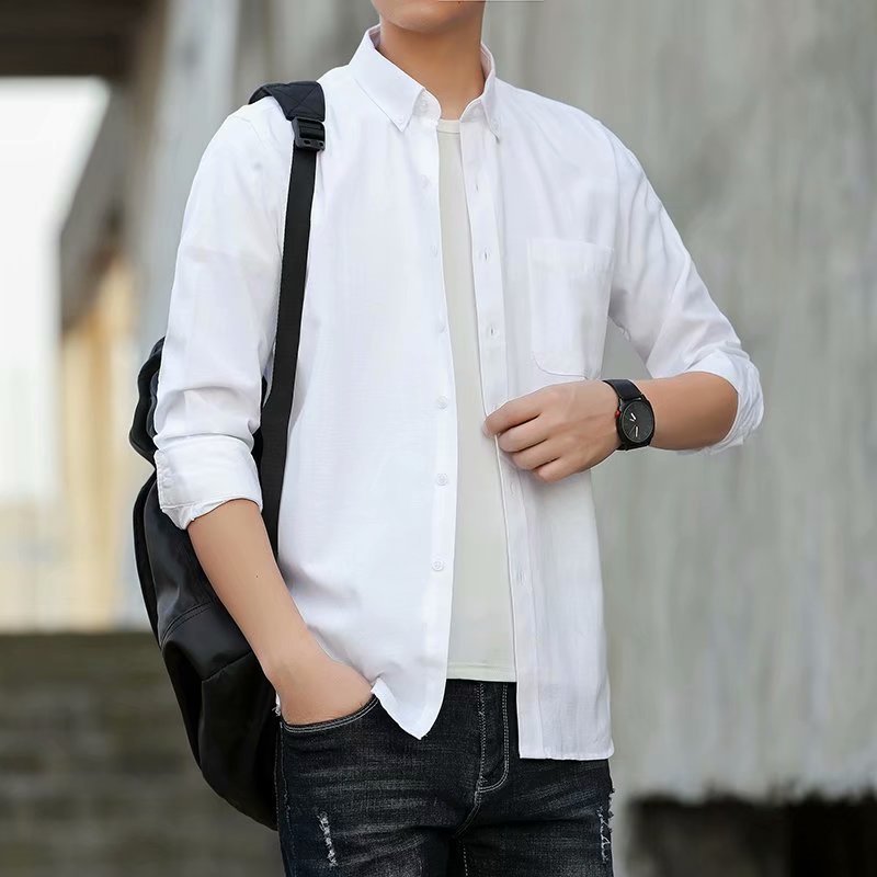 Shirt with camouflage print